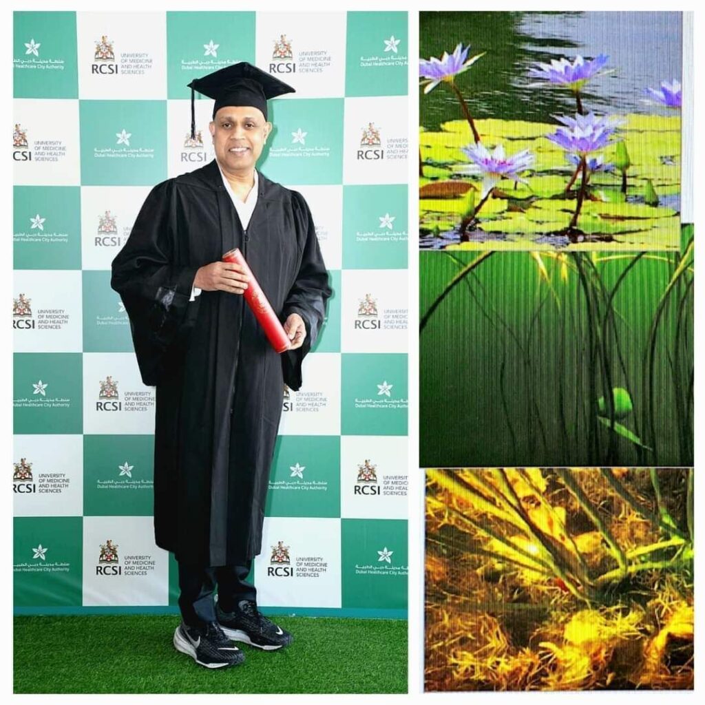 M Sc in healthcare management from Royal College of Surgeons , Ireland - Graduation ceremony.